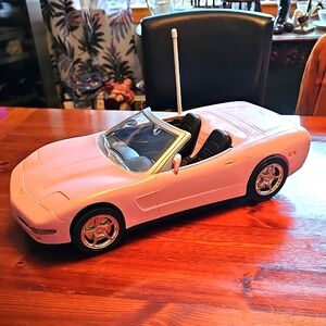 Vintage Barbie Pink Convertible Corvette‎ Toy Car